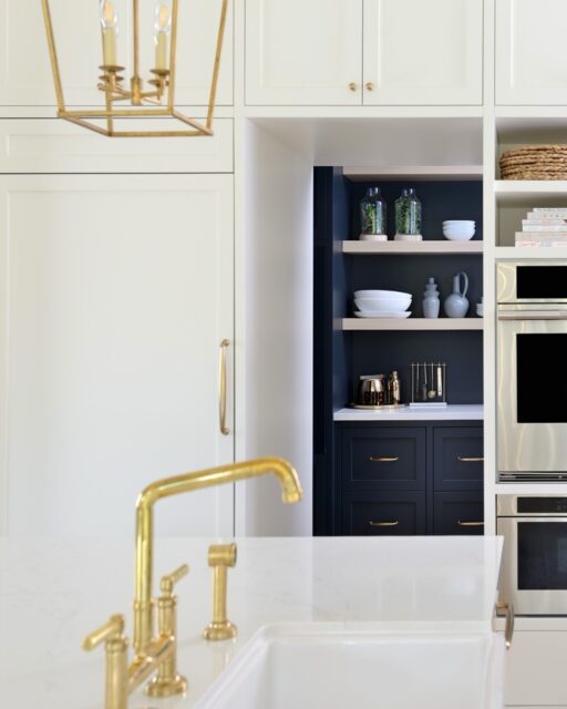Okay hear me out... my absolute favourite detail in this whole house is actually hidden around the corner! While everyone is standing around the main island sipping wine, no one wants to stare at messy blenders or stack of prep bowls, right? 

So we tucked a dark navy scullery pantry right off the main kitchen zone. It’s moody, it holds all the chaotic kitchen prep, and peek-a-boo views through the doorway give the whole room so much depth. It’s like a little secret room that makes hosting completely effortless!

Photography: @arnalphotography
⠀⠀⠀⠀⠀⠀⠀⠀⠀
📍Toronto Interior Designer
⠀⠀⠀⠀⠀⠀⠀⠀⠀
#whitekitchen #interiordesignertoronto #homerenovation