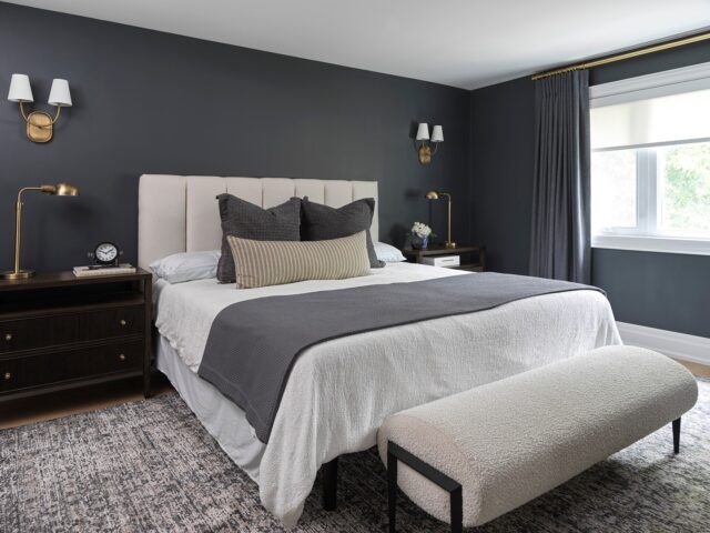 Can we talk about sharing a tiny walk-in closet? That was the scenario with Alex and her husband before the bedroom redesign.

We ended up completely reworking the layout, stealing a few feet from the ensuite to give them dedicated custom wardrobes. Hers has 16 square feet of tailored drawers and double hanging space, and he got his own custom setup nearby. No more arguing over sweater storage at 7 AM, pure bliss!

Photography @arnalphotography
⠀⠀⠀⠀⠀⠀⠀⠀⠀
📍McNicol Interior Designs | Toronto Interior Designer
⠀⠀⠀⠀⠀⠀⠀⠀⠀
#interiordesignertoronto #homerenovation #bedroominspiration