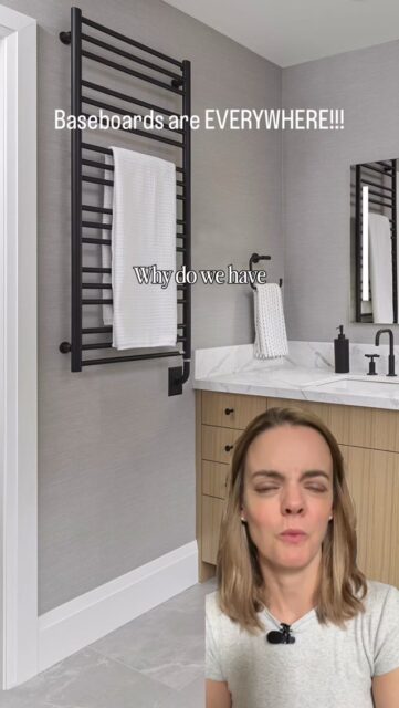 Baseboards are EVERYWHERE and somehow we just collectively agreed not to question them lol They protect our walls, hide the not so pretty transition between the wall and floor, AND add an architectural detail to the room. Now that I’ve pointed them out you’re going to notice everyone’s baseboards. Sorry not sorry 😂

@interiordesigncommunity #idcvideo #baseboards #interiordesigntips #architecturaldetails #mcnicolinteriordesigns