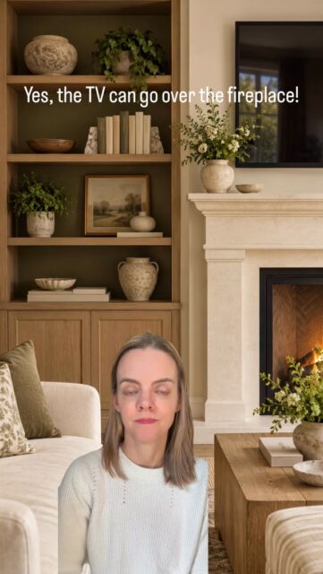 Hot take… the TV over the fireplace isn’t a design mistake.
In a lot of rooms it’s the wall that makes the most sense. The key is planning the height, the heat clearances, and the wall around it so it looks intentional.
Where’s your TV right now? Over the fireplace, yes or no?
📍Toronto Interior Designer
#mcnicolinteriordesigns #torontointeriordesigner #livingroomdesign #fireplacedesign #designdebate
