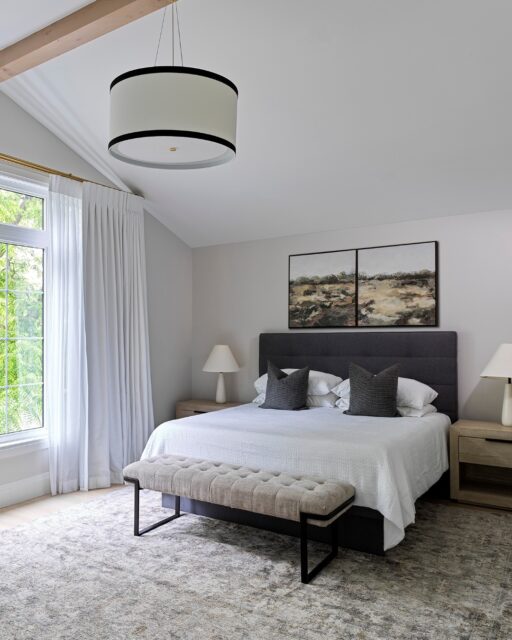 I love when clients make their primary bedroom a priority in a home renovation.

It’s easy to focus on the kitchen, the living spaces, or what guests will see. But your bedroom is where you start and end every day. It deserves to feel comfortable and work well for you.

A renovation should make you feel more at home in every part of your house, including the spaces you don’t show off.

Interior Design: @mcnicolinteriordesigns
Photography: @arnalphotography
⠀⠀⠀⠀⠀⠀⠀⠀⠀
📍 Project Bronte | Oakville Interior Designer
⠀⠀⠀⠀⠀⠀⠀⠀⠀
#interiordesigneroakville #mcnicolinteriordesigns