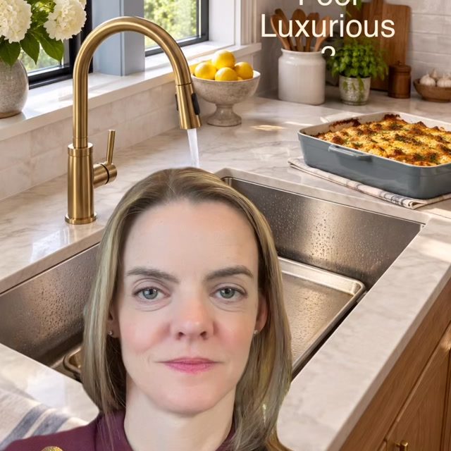 A dramatic stone island can be beautiful. So can the simple pleasure of washing a baking sheet without giving yourself an unexpected
 shower.

The best kitchen luxuries reflect how you live, whether that means a dedicated prep kitchen or a perfectly placed window.

What would be your kitchen indulgence: a pastry counter, a wine cellar, or a sink big enough for absolutely everything?

#LuxuryKitchen #ThoughtfulDesign #KitchenInspiration #ResidentialInteriorDesign