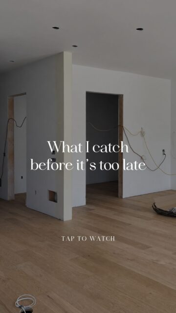 Some of the most important things I catch on a construction walkthrough are things you’d probably never notice until it was too late. THIS is why I want to see the space while we can still easily change things.

@interiordesigncommunity #idcvideo #constructiondesign #interiordesigner #designprocess
#mcnicolinteriordesigns