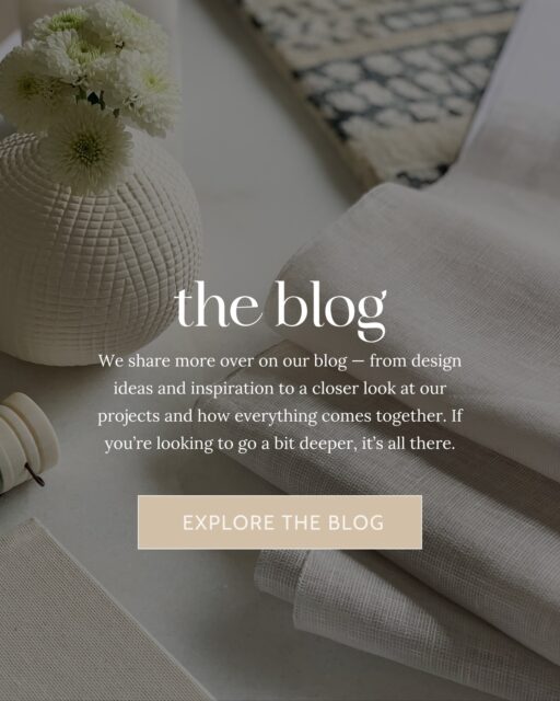 I share a lot here, but the blog is where I go a bit deeper.
⠀⠀⠀⠀⠀⠀⠀⠀⠀
A few articles like how to style a round coffee table so it actually feels balanced, small updates that can completely shift how your kitchen feels, or when custom furniture is really worth it.
⠀⠀⠀⠀⠀⠀⠀⠀⠀
If you’ve ever wanted a bit more context behind the decisions or insight on how everything actually comes together, pop over to the blog… I’m sharing more there!