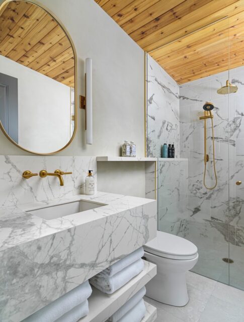 Wet feet on the floors, kids running inside for snacks, guests asking where the bathroom is. It can get chaotic fast, and that’s exactly what our clients wanted to avoid.
⠀⠀⠀⠀⠀⠀⠀⠀⠀
They had a partially framed cabana and a three-season room with so much potential, but they needed a real plan to make it work. So we gave it everything: a bathroom, a kitchen, and plenty of storage. Now, guests can go from poolside to shower without soaking the house. No mess, no stress, just easy, breezy summer living.
⠀⠀⠀⠀⠀⠀⠀⠀⠀
Interior Design @mcnicolinteriordesigns
Photography @arnalphotography
⠀⠀⠀⠀⠀⠀⠀⠀⠀
#cabanaliving #backyardgoals #effortlessliving #homeoasis #poolsideperfection torontointeriordesign